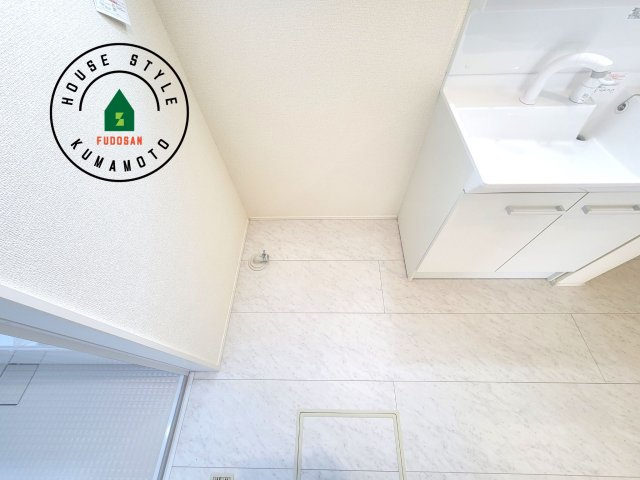 熊本市北区麻生田4丁目第1-2棟（1号棟）のランドリースペース|ランドリースペースとなります。広々して有効的にご使用できます。 