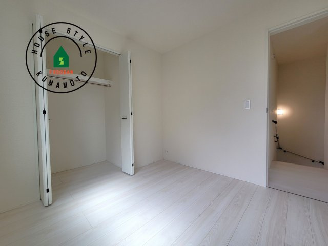 熊本市北区麻生田4丁目第1-2棟（1号棟）の和室|将来的に、琉球畳を引きまして和室風にすることも可能です。