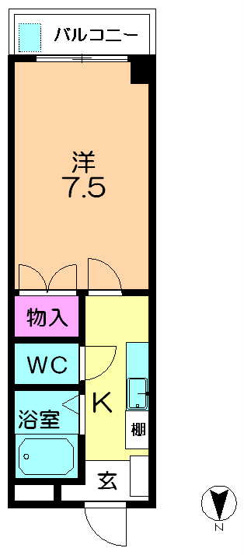 【間取り】 | ファミール西大寺