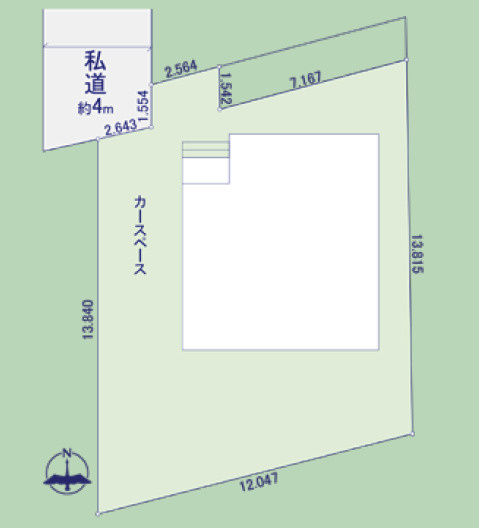 さいたま市北区日進町2丁目　新築一戸建て　エヴァーフォレストⅡ　01の区画図|１号棟