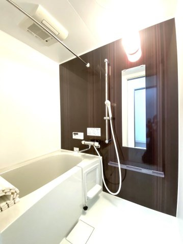トピア安倍館Dの浴室