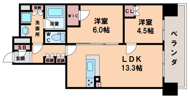 【間取り】 | サンクレイドル天王寺