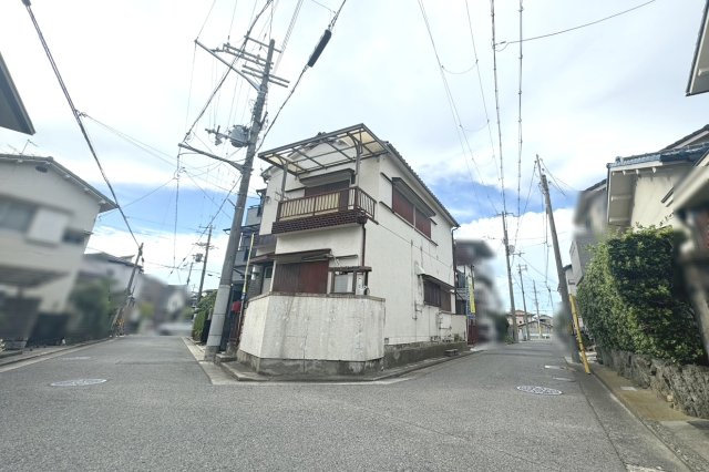 堺市東区菩提町４丁の売地の前面道路含む現地写真