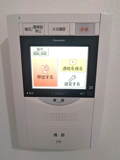 RESIDIA浅草橋の設備|モニター付きインターホンセキュリティです