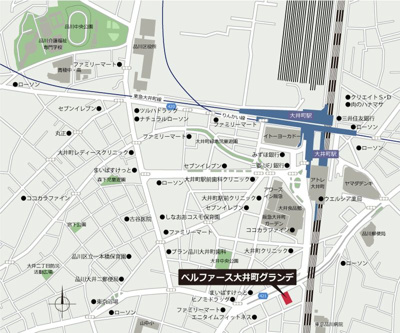 【地図】 | リージア大井町 