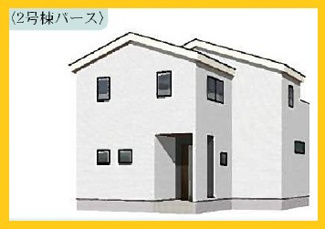 【外観パース】 | 2号棟外観パース