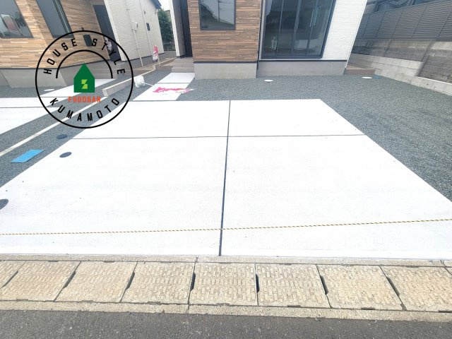 菊池郡大津町第3-2棟（2号棟）　の駐車場|駐車場になります。