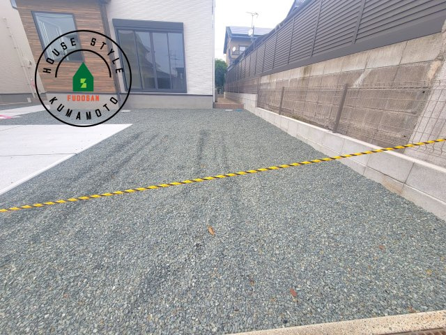 菊池郡大津町第3-2棟（2号棟）　の庭|お庭で自由な時間を過ごせます。