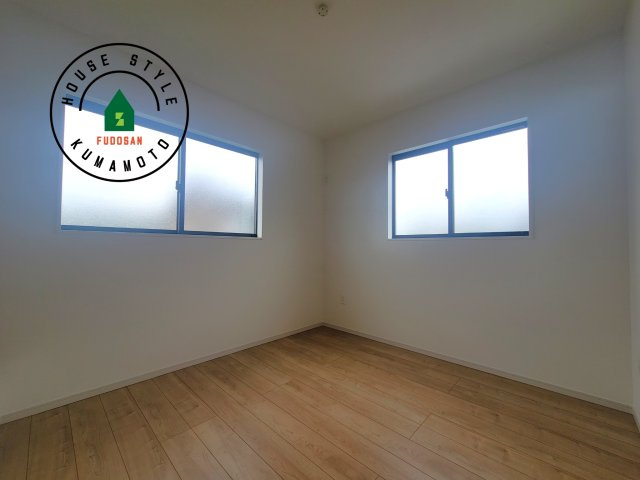 菊池郡大津町第3-2棟（2号棟）　の和室|将来的に、琉球畳を引きまして和室風にすることも可能です。