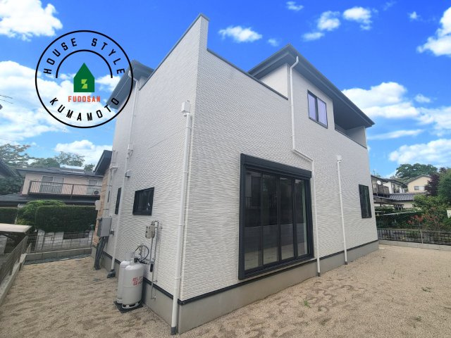 菊池郡大津町第4-1棟（1号棟）　の外観|デザイン性のある外観です。