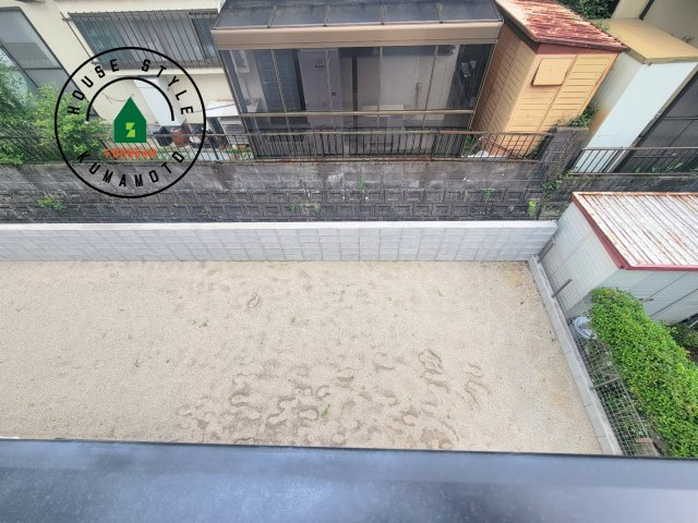 菊池郡大津町第4-1棟（1号棟）　の展望|窓から緑が見える物件も魅力的です。