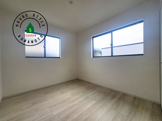 菊池郡大津町第4-1棟（1号棟）　の和室|将来的に、琉球畳を引きまして和室風にすることも可能です。
