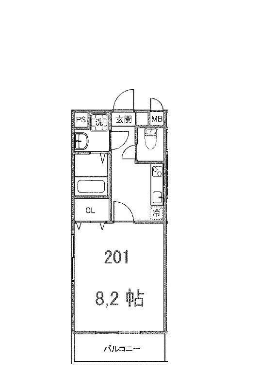 ブリリアント大木Ⅱの間取り