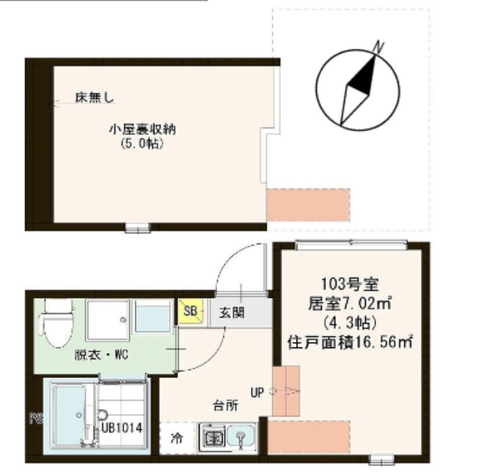 ヒロッズ篠崎の間取り