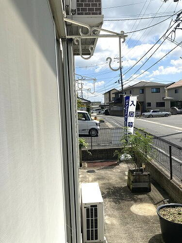 アメニティハイツ Aのバルコニー