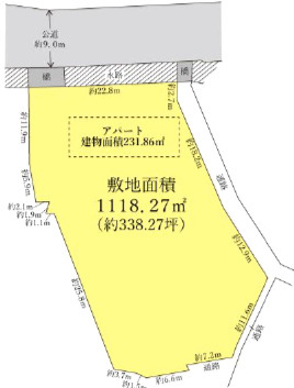 【八王子市　収益物件】八王子市　谷野町　一棟アパートの区画図|八王子市谷野町　投資・収益物件