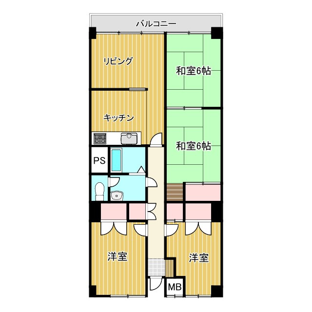 サンシャイン西条の間取り