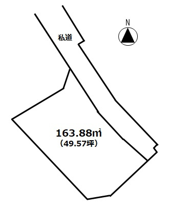 谷町土地の土地図
