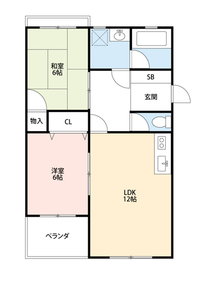 【間取り】 | レジデンス牧野