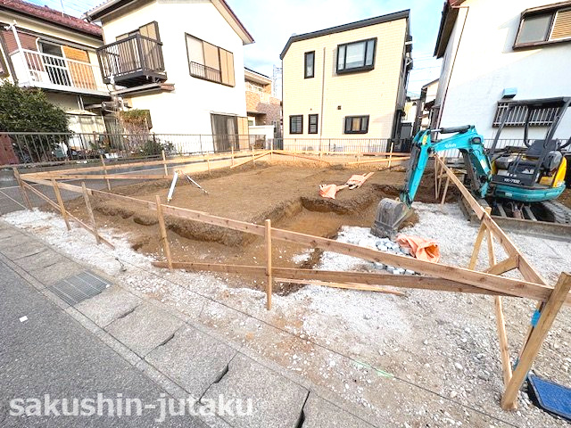 長作台２丁目　新築戸建の外観|長作台２丁目　土地50坪・建物33坪　長期優良住宅　令和７年３月下旬完成予定　４LDK＋２WIC