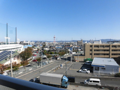 【展望】 | エクセレント上新6 | 5階バルコニーからの眺望です。