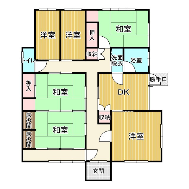 西条市氷見丙の間取り