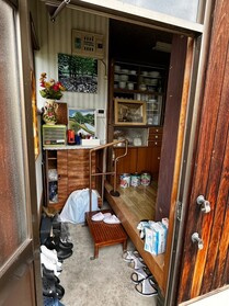 中古戸建の玄関