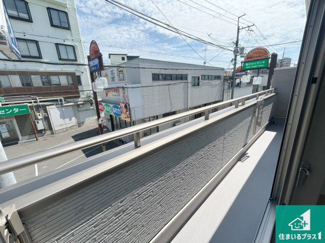 高槻市昭和台町　新築一戸建てのバルコニー|ワイドバルコニーは洗濯物を干すスペースが広いのでご家族が多くても安心！