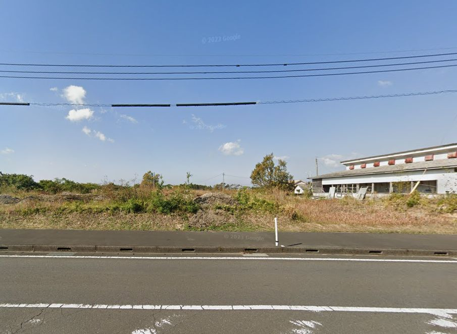 都城市豊満町の売地の外観
