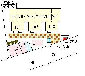 【駐車場】 | ハンプトンコート山城
