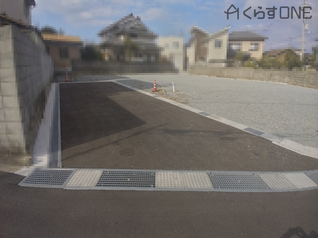 【前面道路含む現地写真】 | ロワイヤルヴィラ 飾磨中島Ⅴ／3区画