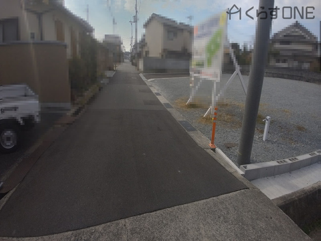 【前面道路含む現地写真】 | ロワイヤルヴィラ 飾磨中島Ⅴ／3区画