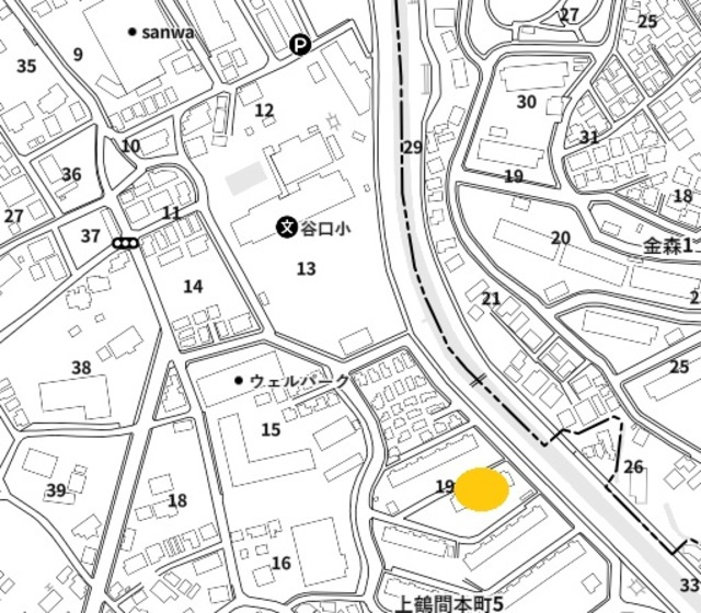 町田ハイツＢ5号棟の地図