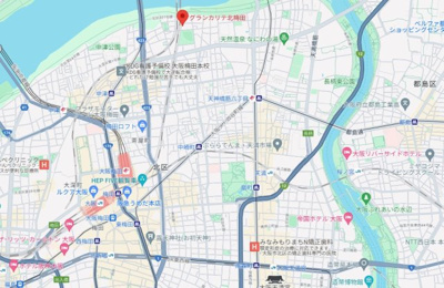 【地図】 | グランカリテ北梅田
