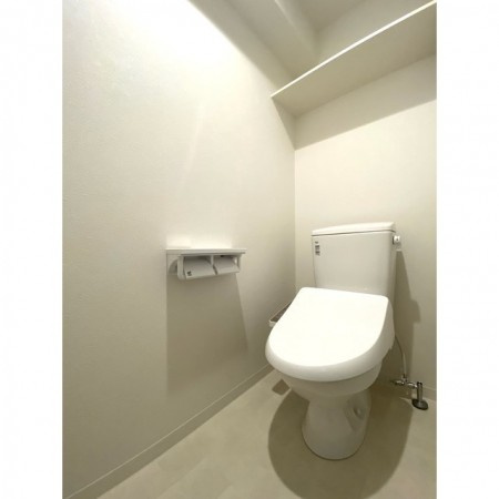 熊本市中央区世安町の賃貸マンションのトイレ