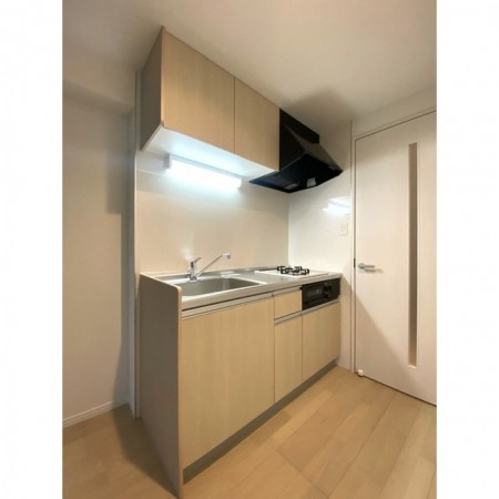 熊本市中央区世安町の賃貸マンションのキッチン