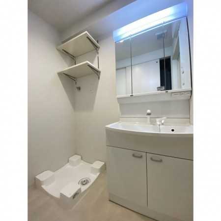 熊本市中央区世安町の賃貸マンションの独立洗面台