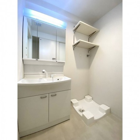 熊本市中央区世安町の賃貸マンションの独立洗面台