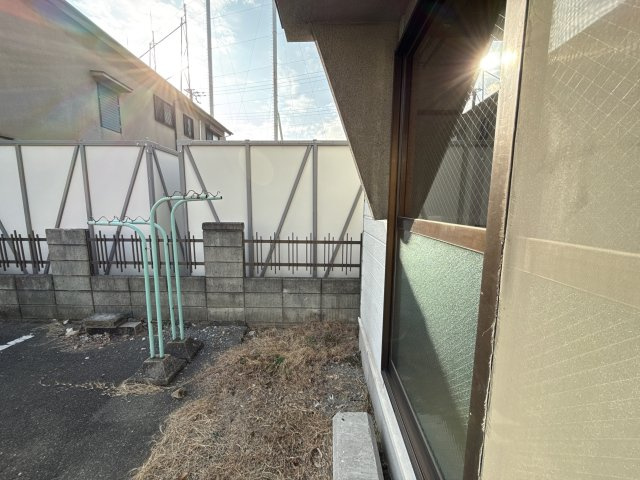 高浜町貸家のバルコニー