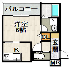 コスモガーデン光明町の間取り
