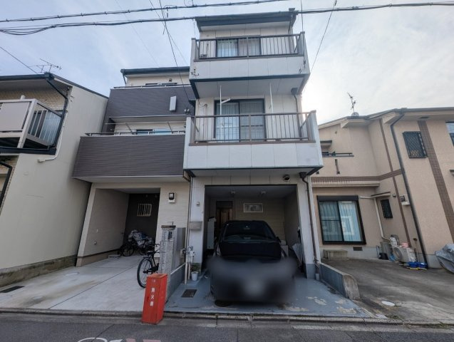 西院久田町の前面道路含む現地写真