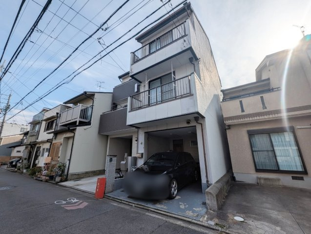 西院久田町の前面道路含む現地写真