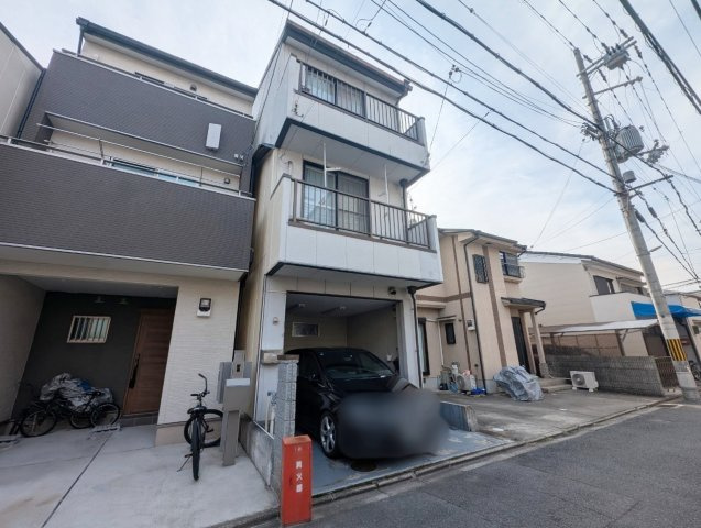 西院久田町の前面道路含む現地写真