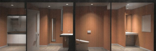 【その他】 | 専有フロアトイレ・給湯室改装予定です。（完成予想図）