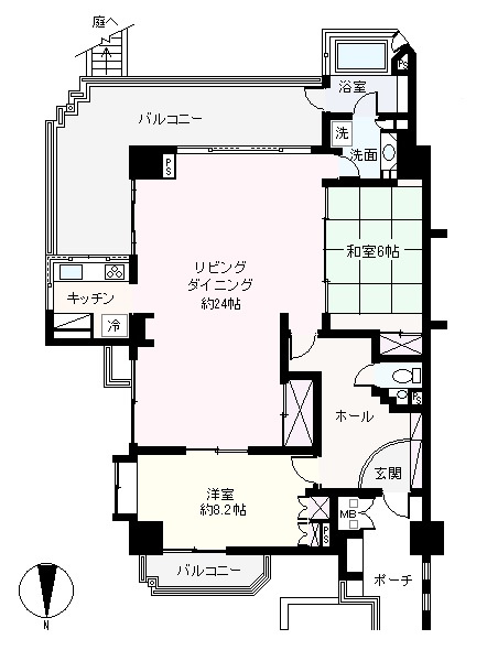 S1673M　リゾート129　碁石が浜パートⅤの間取り