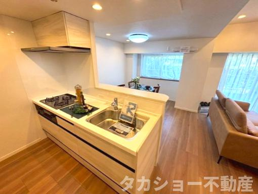 【キッチン】 | ダイアパレス千葉青葉台サウスアベニュー | コンパクトなキッチンで掃除もラクラク