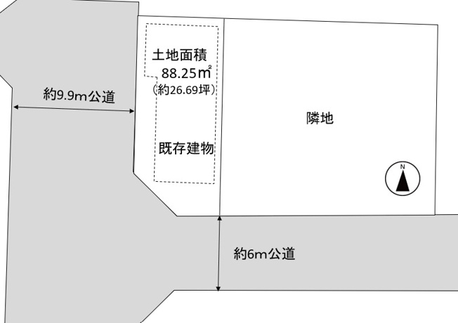 【土地図】川口市上青木西　土地