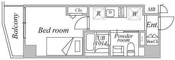Log横浜駅東の間取り