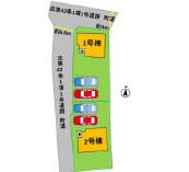仲介手数料不要　よかタウンBloom菊陽町大字原水3期【菊陽北小・菊陽中】の区画図