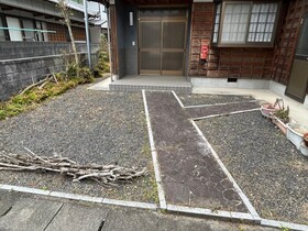 中古戸建の庭